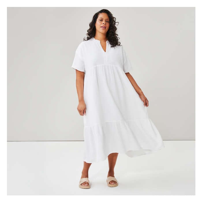 Women+ Cotton Gauze Maxi Dress